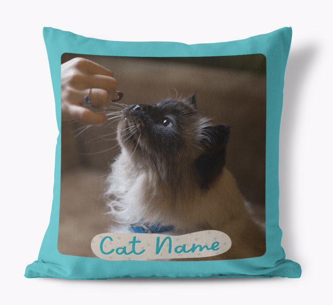 Photo Upload: Personalized {breedCommonName} Canvas Pillow